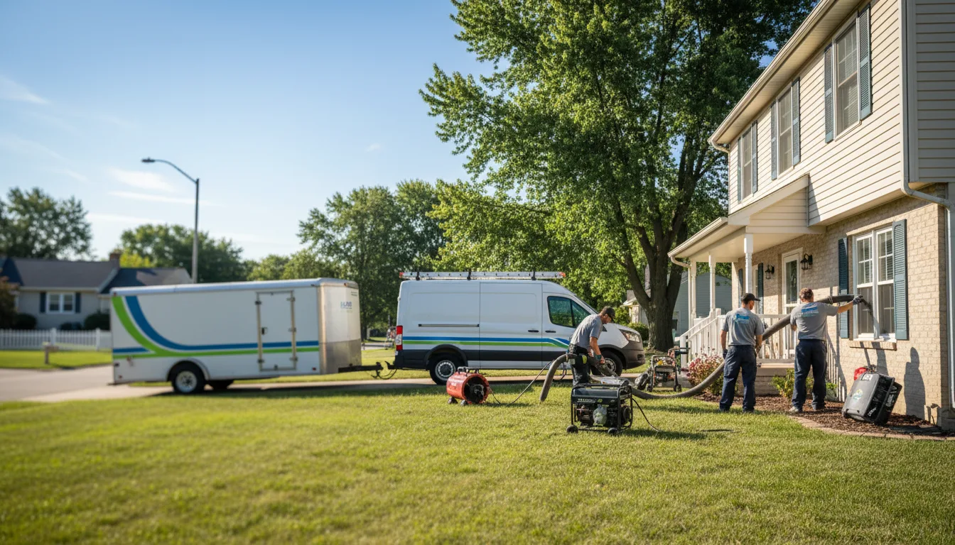 Flooded Basement Restoration And Cleanup With Repair in Simsbury, CT near me